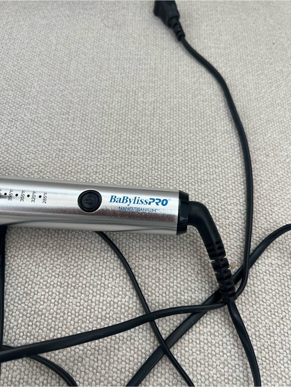 BabylissPRO Nano Titanium Professional Curling Iron with Extended/Long Barrel - Picture 2 of 4